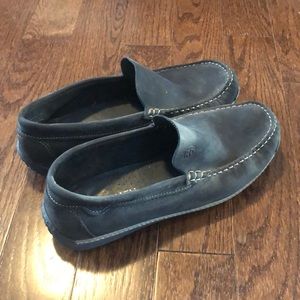 Navy Suede Loafers from Portugal